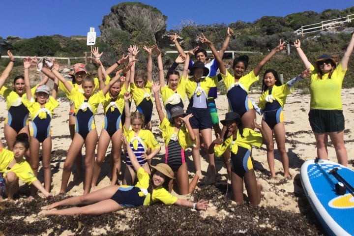sup lessons group in margaret river