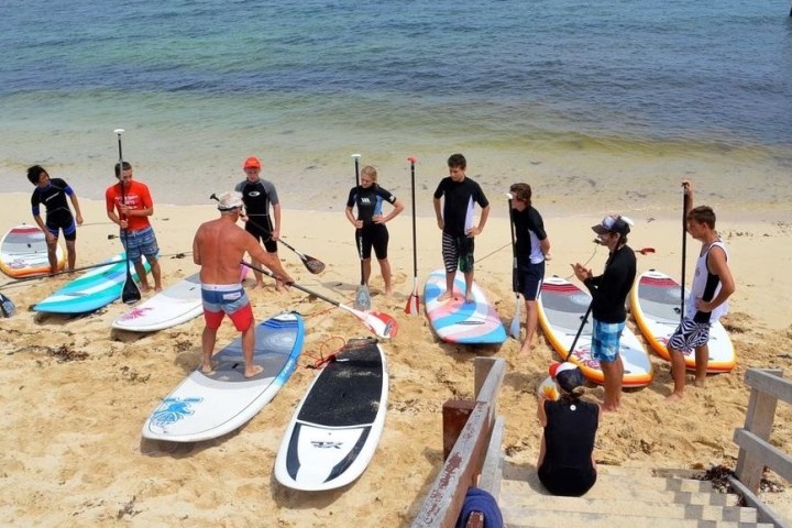 Standup paddling lessons Gnarabup