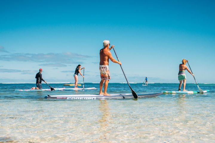 Family fun Stand up paddling